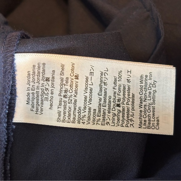 NWT J Crew sz 6 Wrap Front Mini Skort Bi-Stretch Cotton Navy Blue - Picture 6 of 6